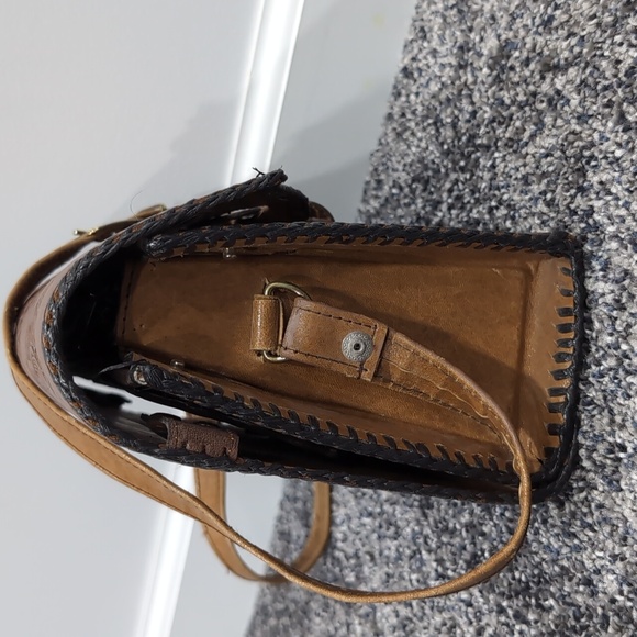 Vintage reversible genuine leather purse - Picture 5 of 9